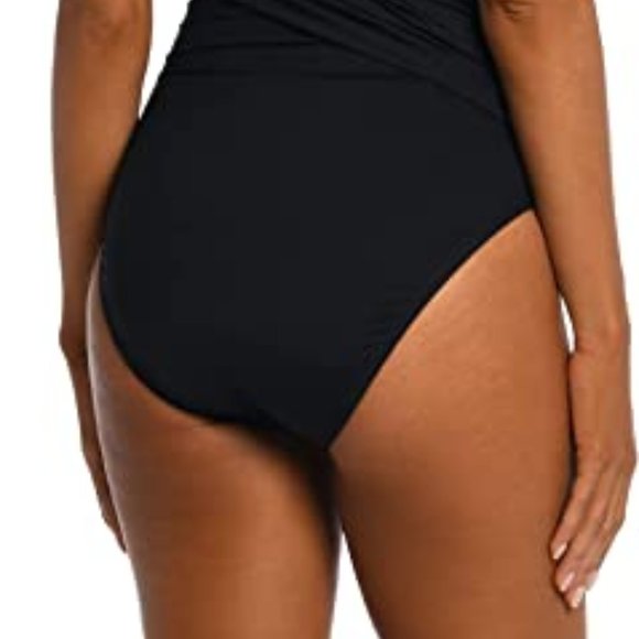 LA BLANCA Island Goddess Shirred One Shoulder One Piece 🏖️  NEW WITH TAG… - Picture 9 of 12